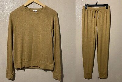 J.CREW NWT Girls' Soft Crewneck Sweatshirt & Pants Matching Outfit XL Crewcuts
