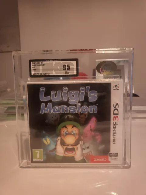 Luigis Mansion Nintendo 3DS 95 neuwertig GOLD versiegelt UKG VGA WATA Original