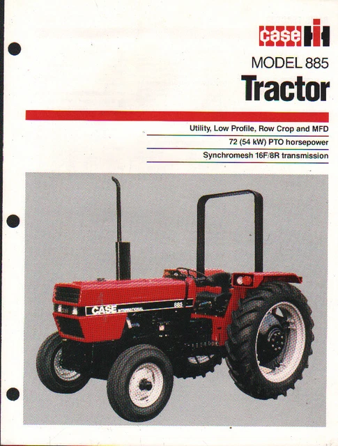 CASE IH &MODEL 885