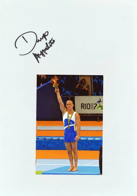 Diego Hypolito  Brasilien  Turnen 2.OS 2016  Karte original signiert WL 340833
