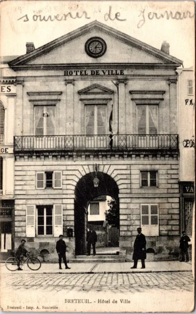 *39351 cpa 27 Breteuil - Hôtel de Ville
