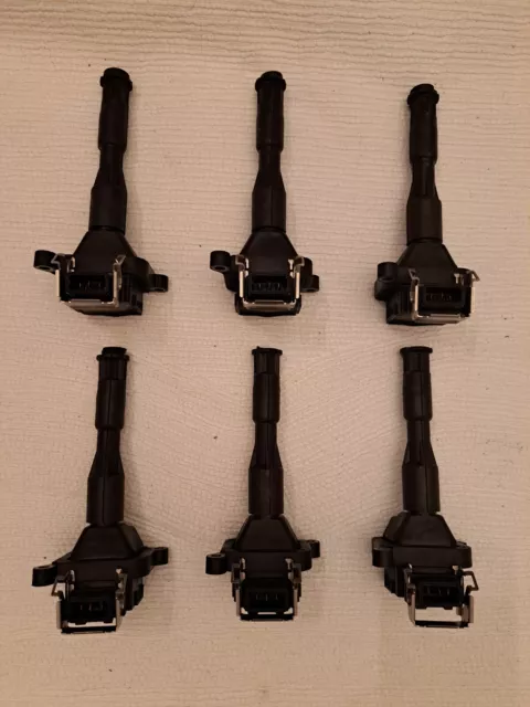 6x Orig. BMW Zündspule E36 E38 E39 E46 E52 Bosch 1703227 0221504004 M50 M52 M54