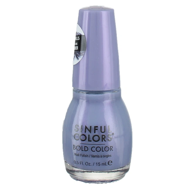 2 Pack Sinful Colors Essenchills Bold Color Nail Polish, Low-Key Lavender 373...