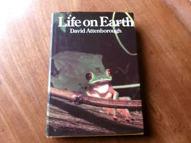 David Attenborough signiert Life on Earth Erstausgabe Erstdruck