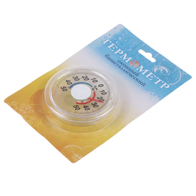 Round Plastic Door and Window Thermometer Outdoor Door Window Thermome-tz