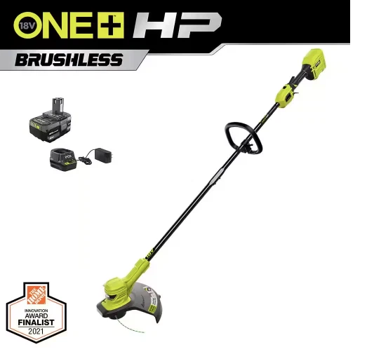 RYOBI ONE+ HP 18V Brushless 13 in. Cordless Battery String Trimmer 150