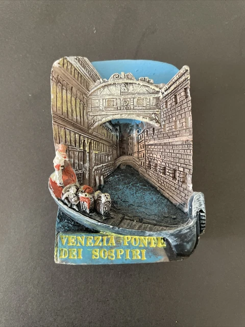 Magnete Calamita Frigo Trieste - Resina Dipinta A Mano, Paesaggio - Foto 10