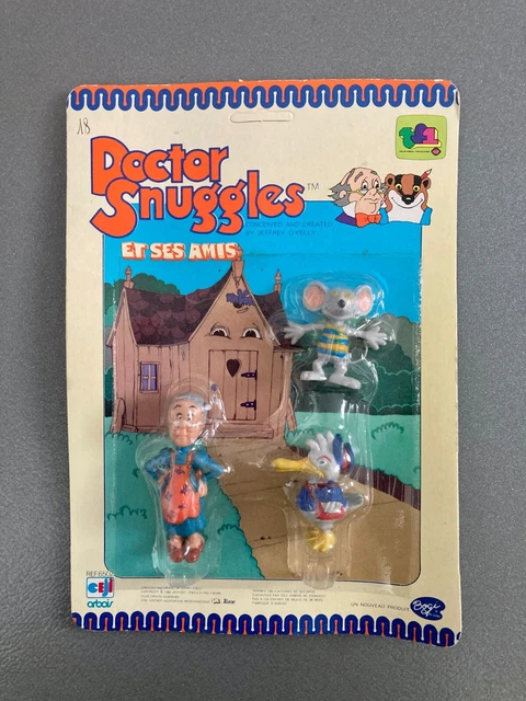 Set PVC #2 Doctor Snuggles 1980 Bogi Ceji France MOC vintage Dr no Rody Vic