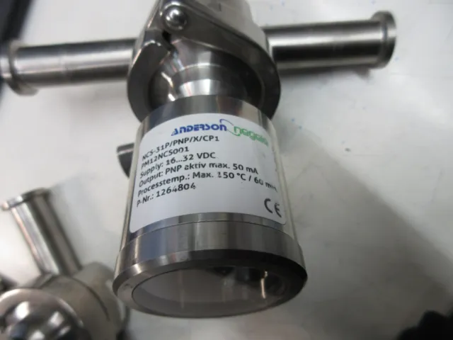 Lot 2 ANDERSON NEGELE Level Switch Sensor NCS-31P/PNP/X/CP1 Tri-Clamp Sterile A3