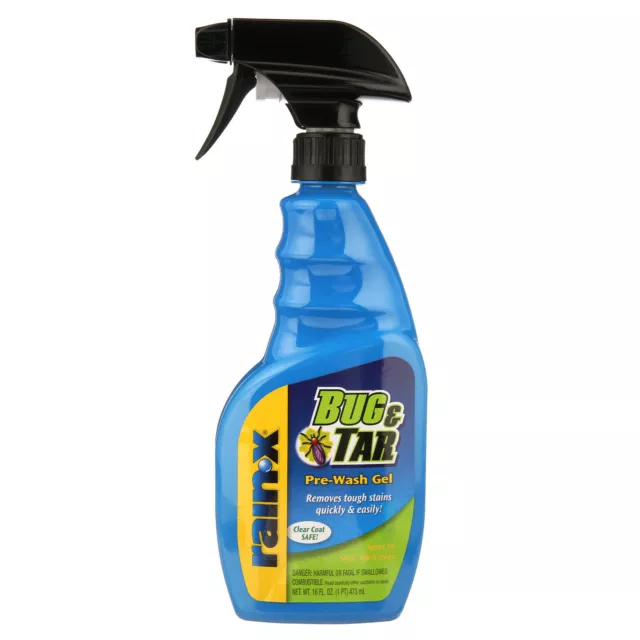 Rain-X BUG & TAR PRE-WASH GEL • Removes Tough Stains Quickly & Easily CAR SPRAY