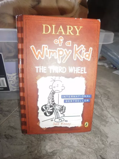 THE THIRD WHEEL (Diary of a Wimpy Kid book 7) by Jeff Kinney (Hardcover ...