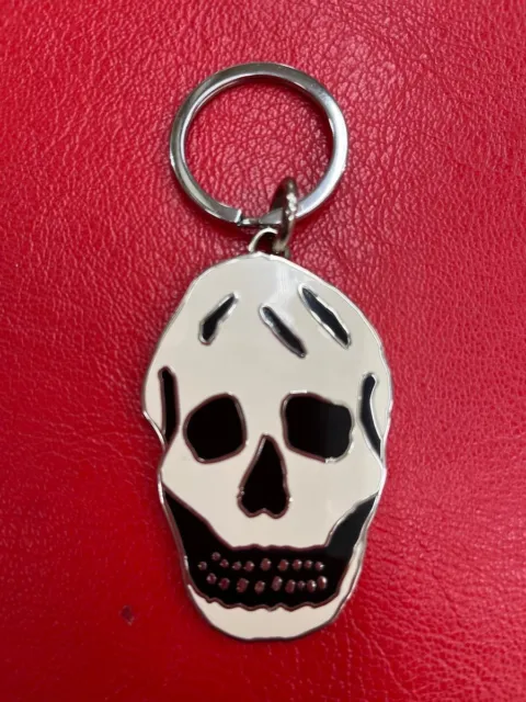 Alexander McQueen key ring key chain Skull Charm White