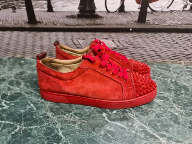 Christian louboutin hotsell suede trainers