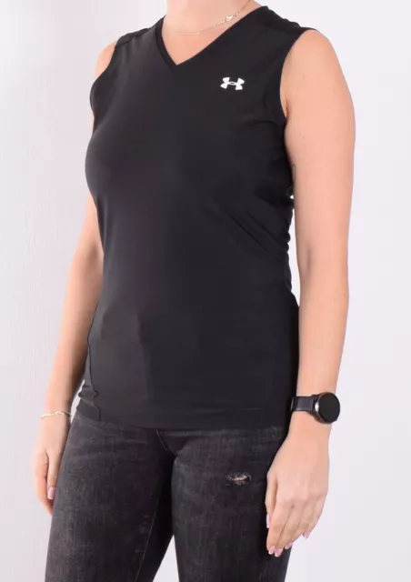 Under Armour Damen Bluse Top Blouse Gr.XL (DE 42) Sport Tanktop HeatGear 90678