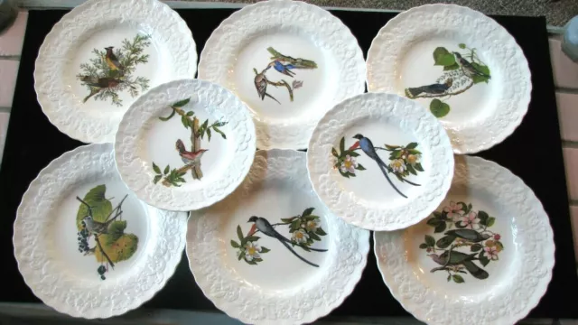 Alfred Meakin, England "Audubon's Birds of America" Luncheon & Dinner Plates