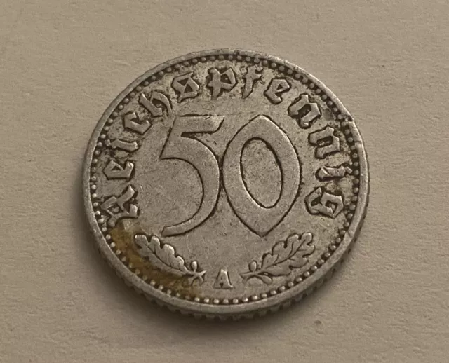 50 Reichspfennig 1940 - A -  Deutsches Reich