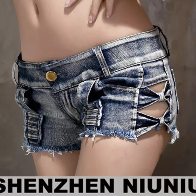 Super Sexy Women Girl Blue Mini Jeans Shorts Pants Trousers Denim