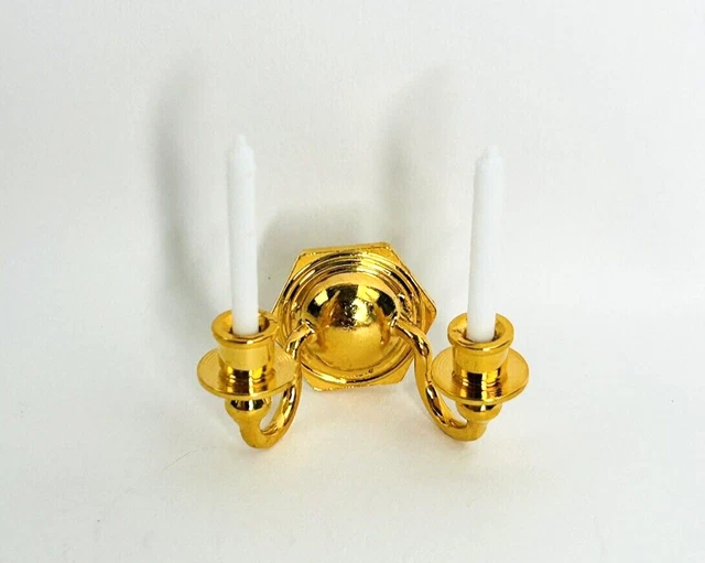 Brass wall sconce candle holder discount