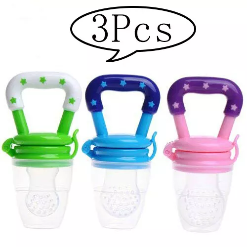 Food Feeding Silicone Fresh Fruit Teether Soother Nibbler Baby Feeder Pacifier