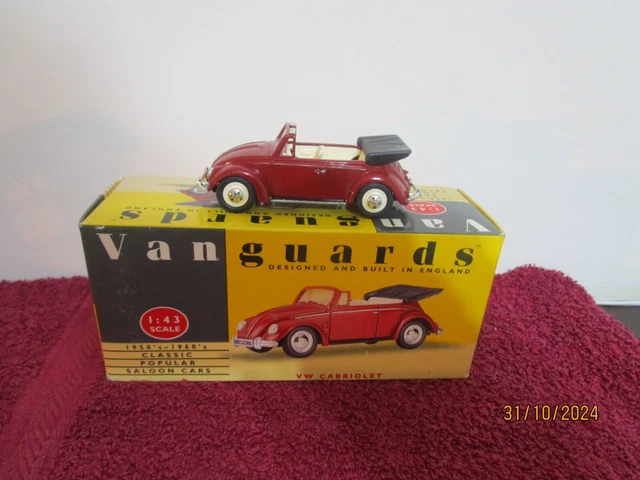 VW COCCINELLE RETRO CALIFORNIA STREET RACER VANGUARDS VA01206 1:43