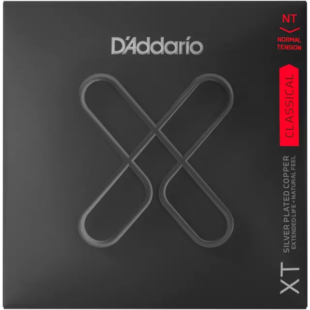 D'Addario XTC45 XT Silver Plated Classical Guitar Strings - Normal Tension