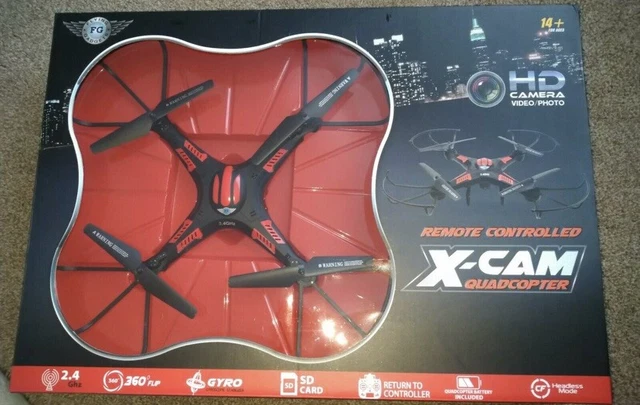 Remote Controlled X-cam Quadcopter, Drone