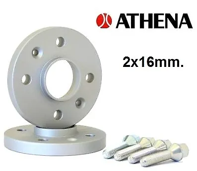 Coppia Distanziali Ruote Athena 16 Mm. Fiat Bravo Dal 2007 In Poi Con Bulloni