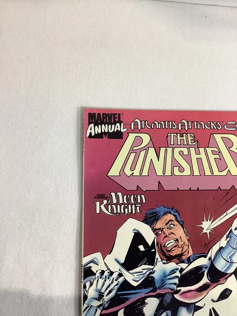 The Punisher Annual #2 Atlantis Attacks - Marvel Comics 1989 - Moon Knight! 6
