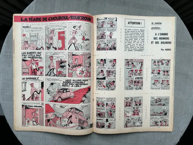 Hebdo Le Journal De Spirou N°1252 1962 En Bon État Avec Son Mini-Récit 2