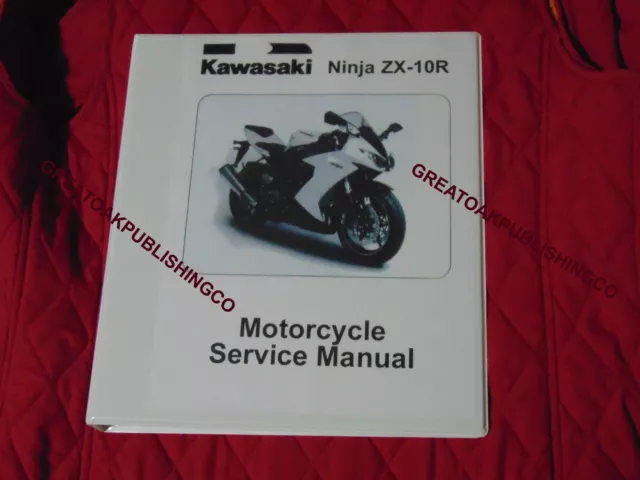 2016-2020 Kawasaki Ninja ZX-10R gen 5 repair workshop service manual binder