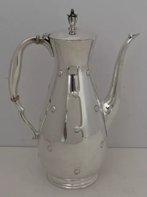Reed Barton Sterling Silver Mid Century Modern Far East Coffee Pot Made In 1956