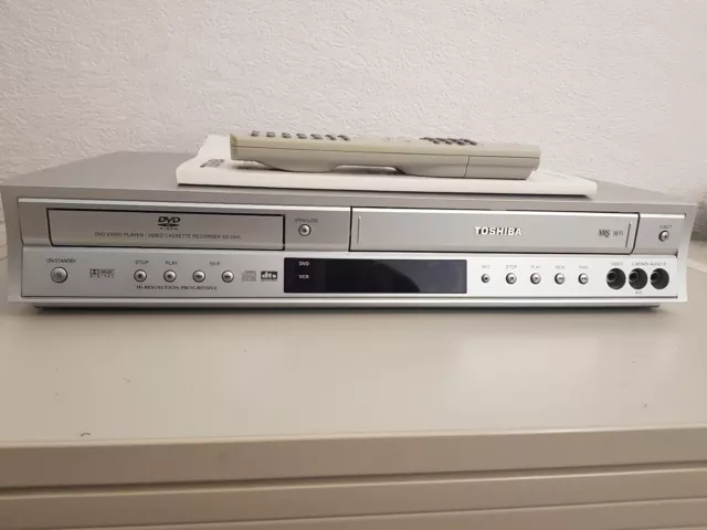 Toshiba SD-24 VLSL Videorecorder Kombigerät VCR VHS Video Recorder Kombi