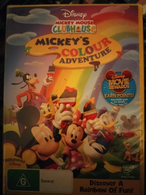 MICKEY MOUSE CLUBHOUSE - Mickey's Colour Adventure (DVD, 2007) $12.00 - PicClick AU