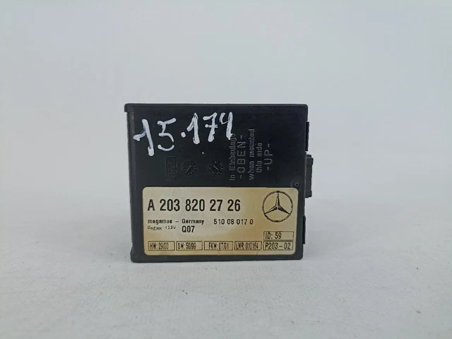 Boîtier De Commande Alarme Intérieur Mercedes Classe S W140 - Référence A1408201626, Occasion, Origine Allemagne