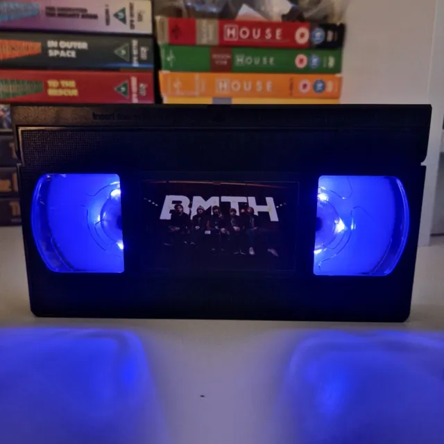 Bring Me The Horizon LED VHS Tape Lamp Birthday Halloween Xmas Gift Retro Light