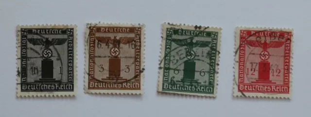 Briefmarken Deutsches Reich Dienstmarken 1942 1944 Einzelmarken