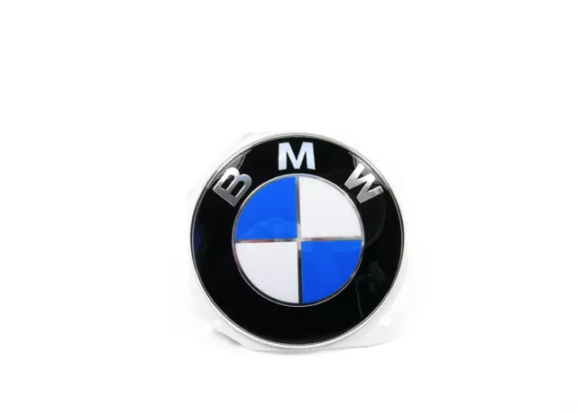 BMW Genuine Wing Badge Logo Emblem Plaque Roundel 82mm Exterior 51147057794