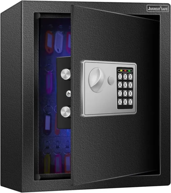 80 Keys Cabinet Wall Safe With Sensor Light,Electronic Key Safe,Pin Code Keyless
