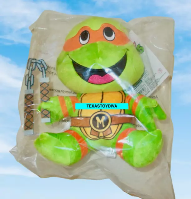 Kidrobot Teenage Mutant Ninja Turtles MICHELANGELO 8" Phunny Plush NECA 2023 New