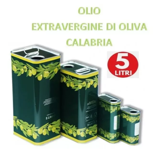 Olio Extravergine Di Oliva 5 Litri NOVELLO 2023 2024