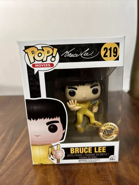 Funko Pop! Bruce Lee #219 Juego de la Muerte TRAJE DE PISTA AMARILLO cebo exclusivo pop 2