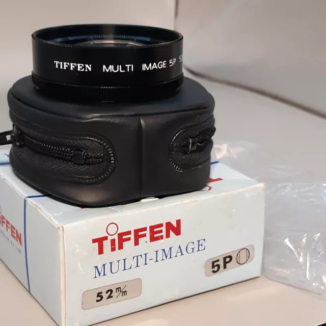 TIFFEN 52M MULTI IMAGE 5P SCREW IN FILTER INC, CASE, BOX, instructions