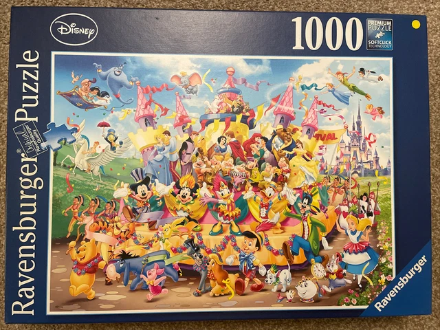 RAVENSBURGER DISNEY CARNIVAL Characters Mickey 1000 piece jigsaw puzzle ...