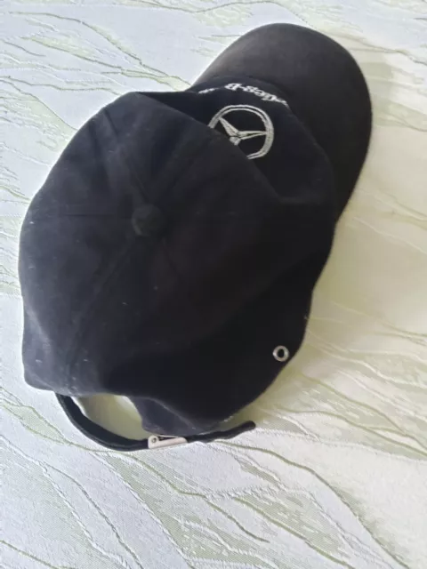 Mercedes-Benz Basecap Cap schwarz Unisex Baumwolle Größenverstellbar