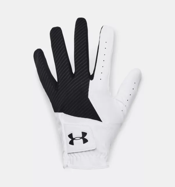 New-  Under Armour Mens UA Medal Synthetic Textured Golf Gloves - LH