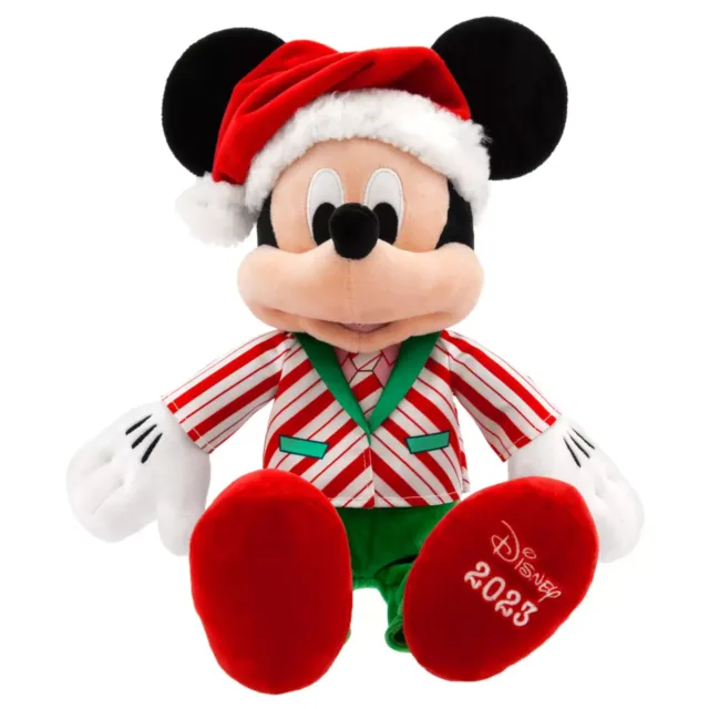 Disney Store Mickey  Mouse Holiday Christmas Medium Plush 2023 - 15"- New 3