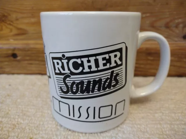 Richer Sounds Mission Coffee Tea Mug Vintage VGC