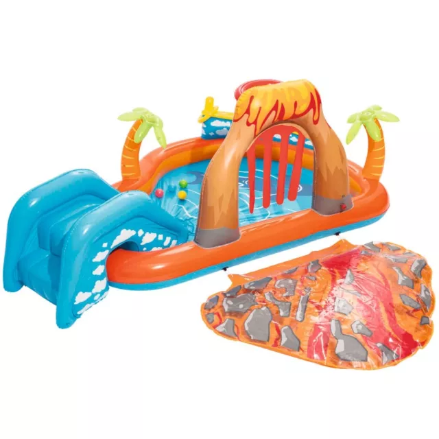 Bestway Play Centre Paddling Pool Inflatable Lava Lagoon 53069 UK Outlet 3