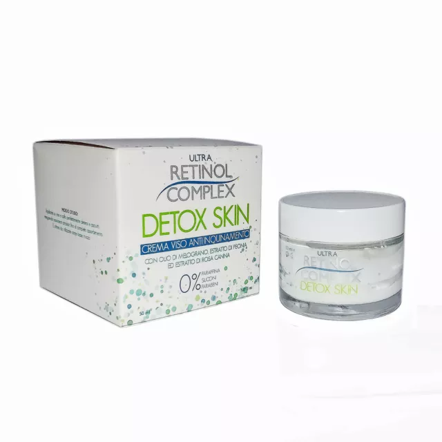 Crema Facial Purificante, Detox Skin Con Ingredientes De Origen Natural - R.c