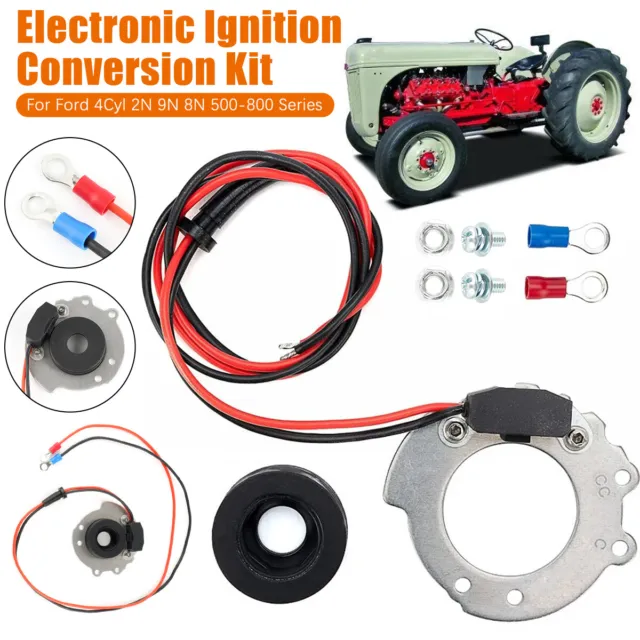 Electronic Ignition Conversion Kit For Ford Tractors 9N 8N 2N 4 cyl 500 to900 US